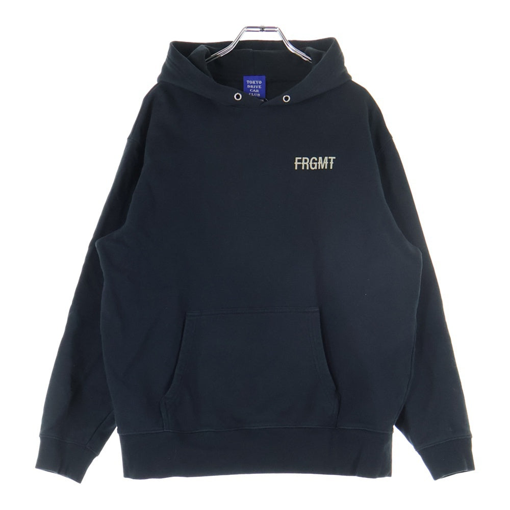 FRAGMENT DESIGN(フラグメントデザイン) ×TOKYO DRIVE CAR CLUB Pullover Parka トウキョウドライブカークラブ スウェットプルオーバーパーカー ブラック
