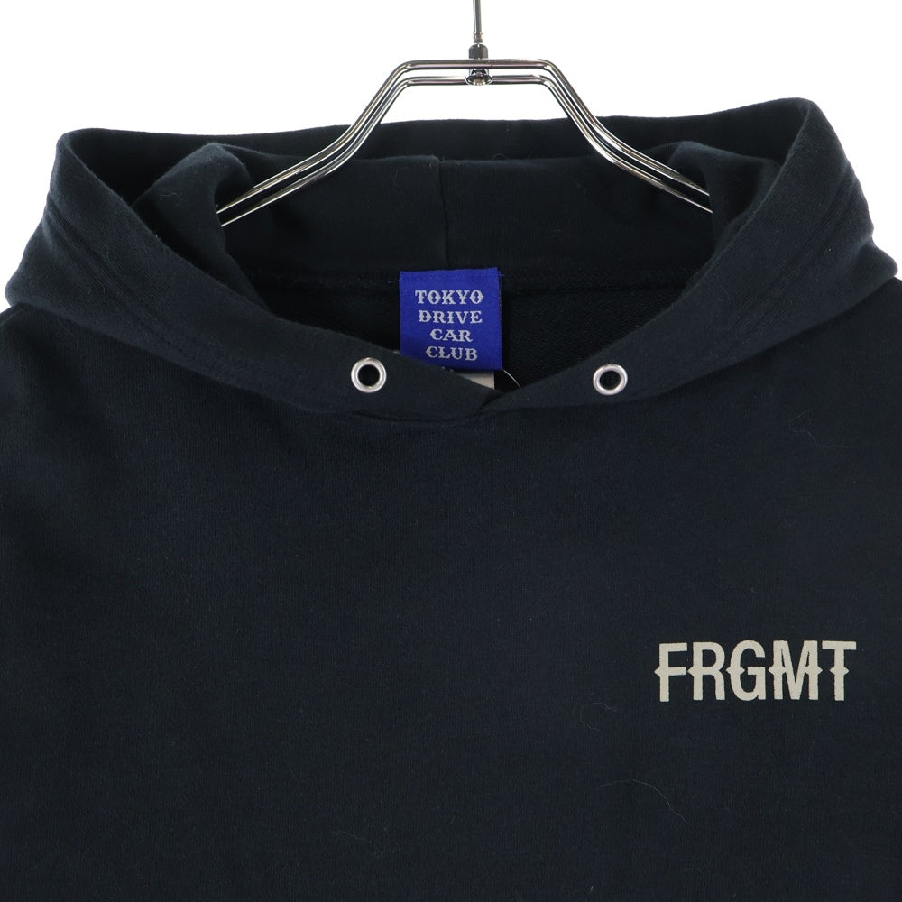 FRAGMENT DESIGN(フラグメントデザイン) ×TOKYO DRIVE CAR CLUB Pullover Parka トウキョウドライブカークラブ スウェットプルオーバーパーカー ブラック