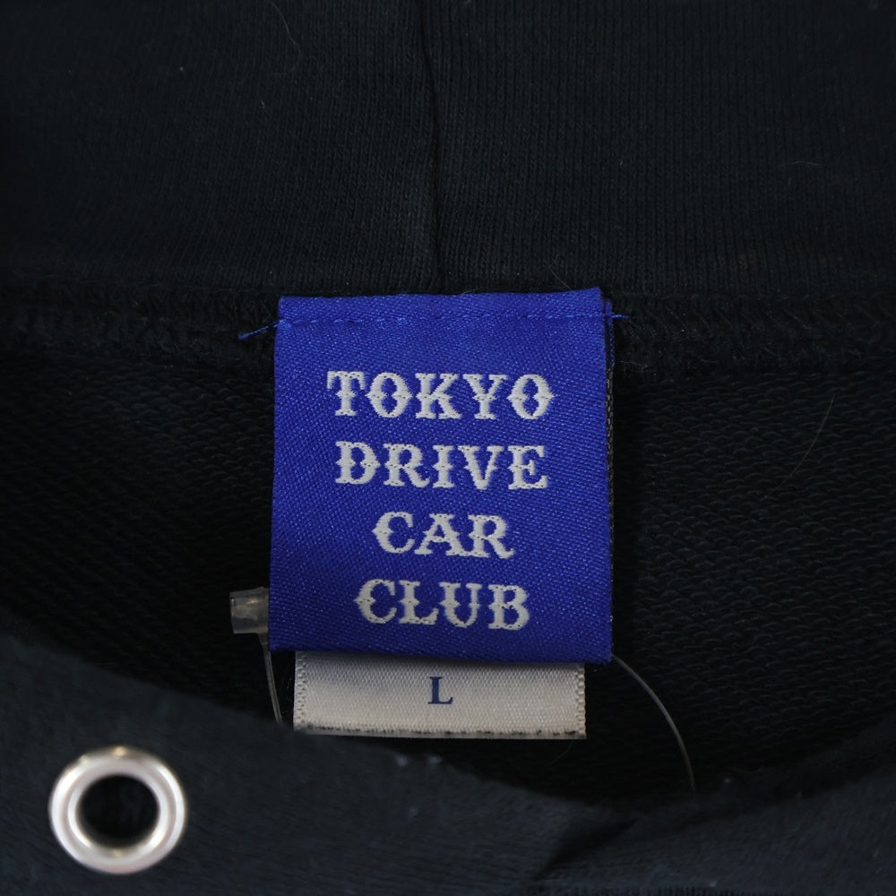 FRAGMENT DESIGN(フラグメントデザイン) ×TOKYO DRIVE CAR CLUB Pullover Parka トウキョウドライブカークラブ スウェットプルオーバーパーカー ブラック