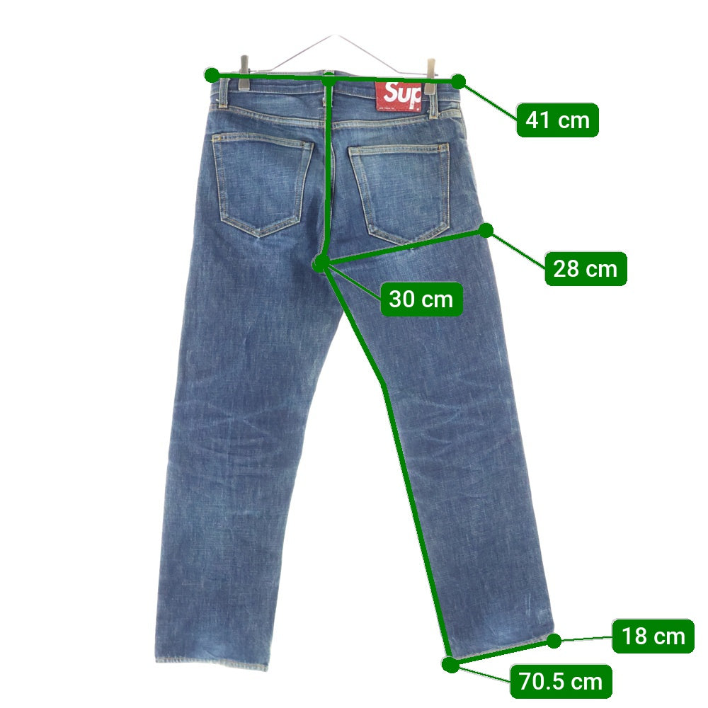 SUPREME(シュプリーム) Rigid Slim Jean リジットスリムジーンズ デニムパンツ インディゴ