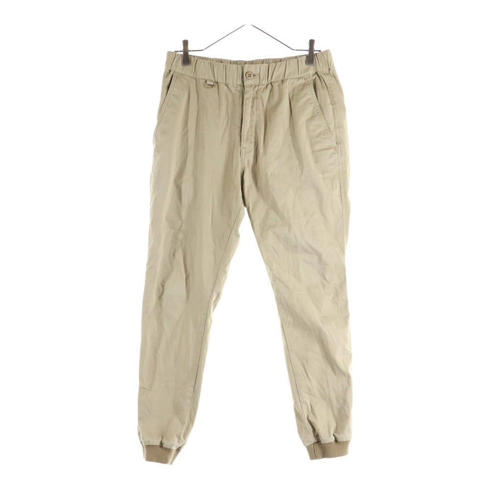 UNIFORM EXPERIMENT(ユニフォームエクスペリメント) 21SS STRETCH CHINO RIBBED EASY PANTS ストレッチ チノ リブド イージー パンツ ベージュ UE‐210027