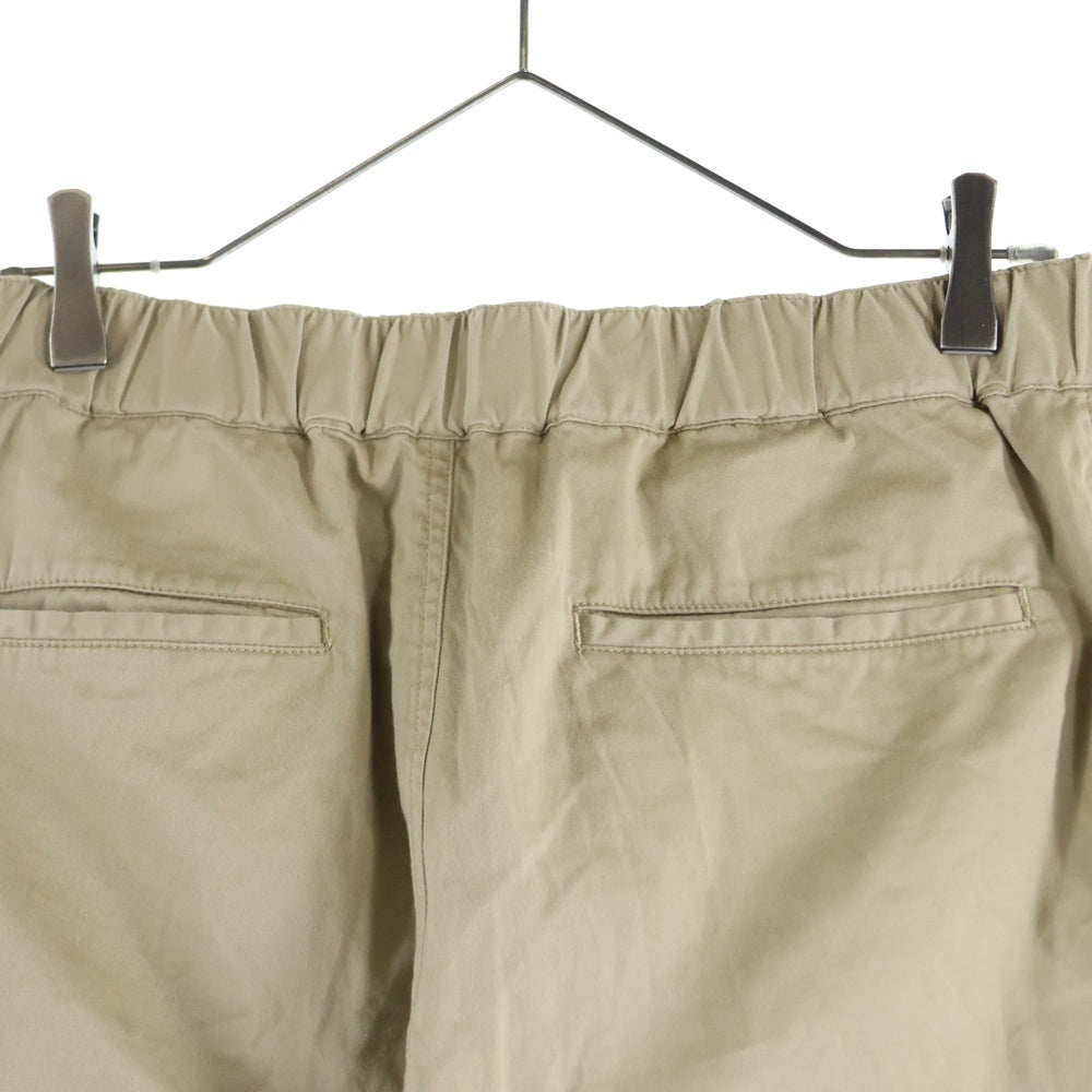 UNIFORM EXPERIMENT(ユニフォームエクスペリメント) 21SS STRETCH CHINO RIBBED EASY PANTS ストレッチ チノ リブド イージー パンツ ベージュ UE‐210027