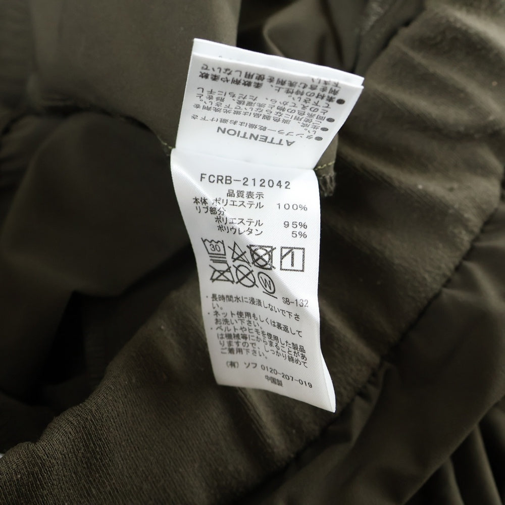 F.C.R.B./F.C.Real Bristol/FCRB(エフシーアールビー/エフシーレアルブリストル) 21AW ACTIVE STRETCH RIBBED PANT アクティブ ストレッチ リブド パンツ カーキ FCRB-212042