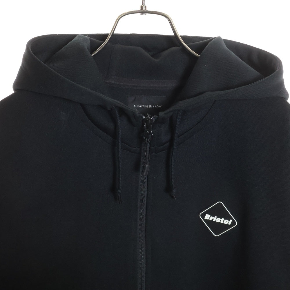 F.C.R.B./F.C.Real Bristol/FCRB(エフシーアールビー/エフシーレアルブリストル) FCRB TRACK JERSEY HOODIE トラック ジャージー フーディー ジャケット ブラック FCRB-156013