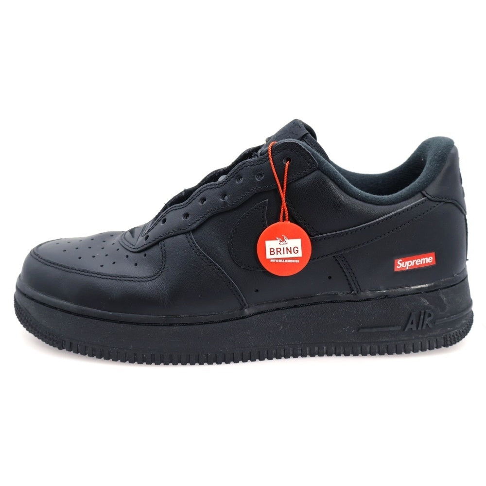 NIKE(ナイキ) × SUPREME AIR FORCE 1 LOW エアフォースワンロー ローカットスニーカー ブラック US9/27cm CU9225-001