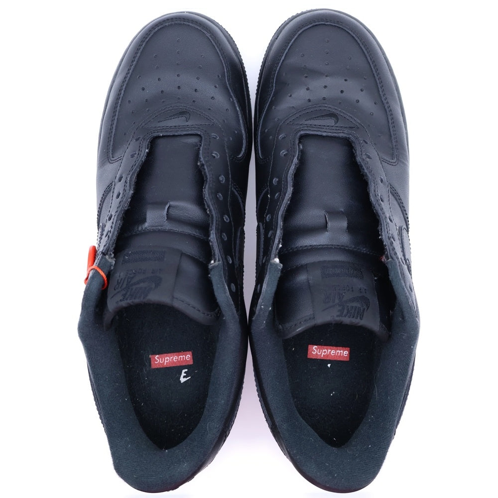 NIKE(ナイキ) × SUPREME AIR FORCE 1 LOW エアフォースワンロー ローカットスニーカー ブラック US9/27cm CU9225-001
