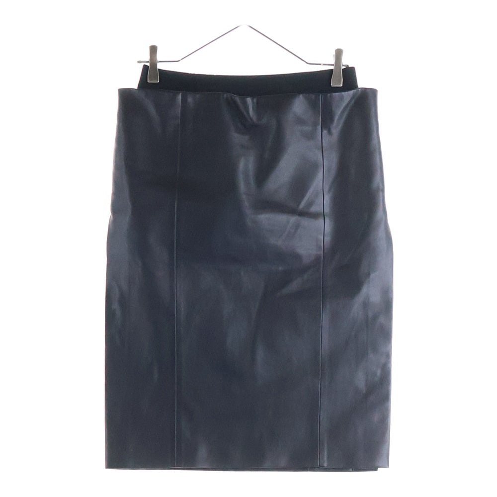 Sacai(サカイ) 23SS Faux Leather Skirt フェイク レザー スカート レディース ブラック 23-06498