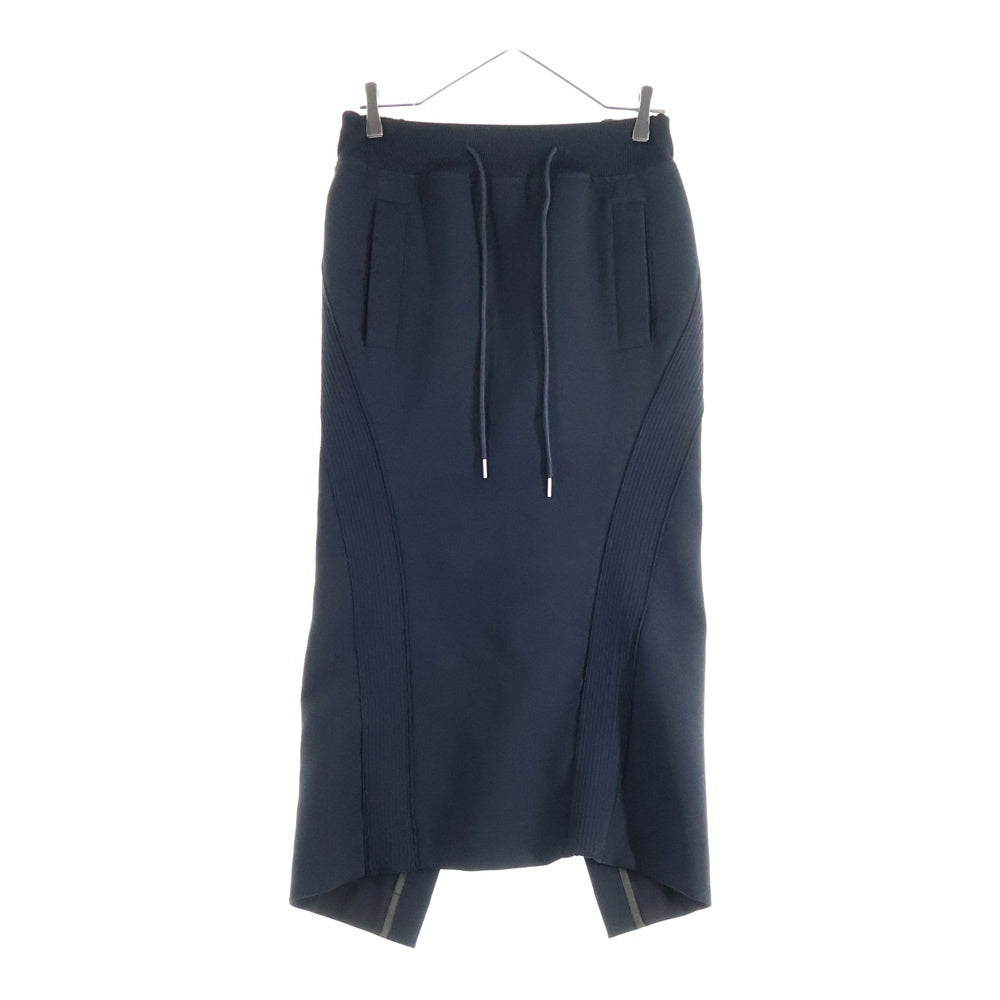 Sacai(サカイ) 23AW Technical Jersey Skirt テクニカル ジャージ スカート レディース ブラック23-06640