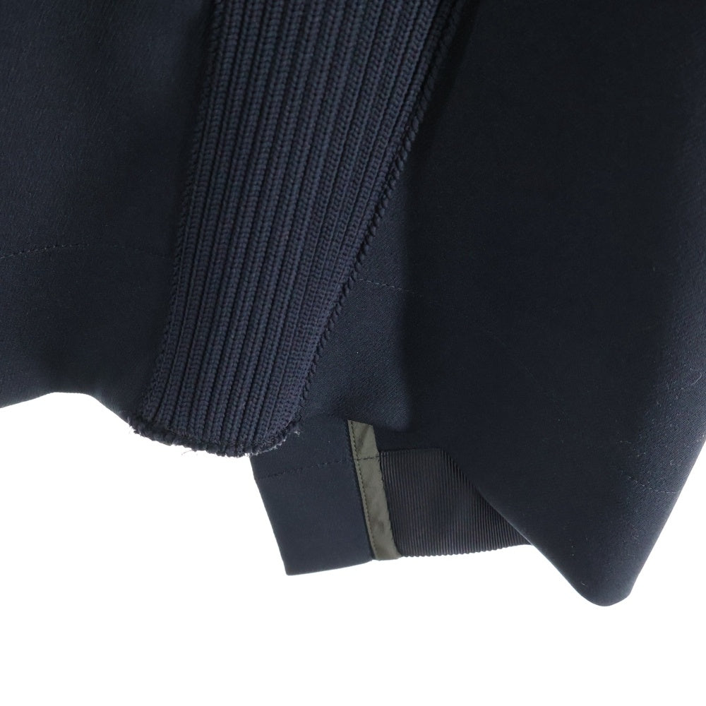 Sacai(サカイ) 23AW Technical Jersey Skirt テクニカル ジャージ スカート レディース ブラック23-06640