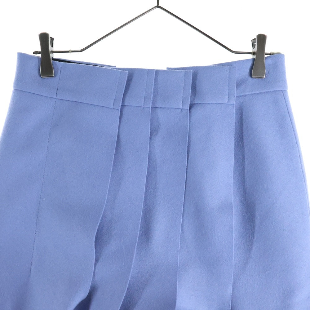 Sacai(サカイ) 23SS Wool Melton Skirt ウールメルトン スカート レディース ブルー 23-06955