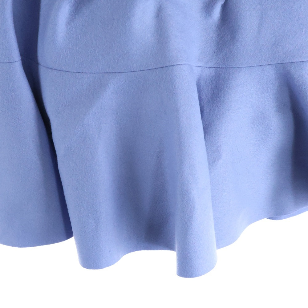 Sacai(サカイ) 23SS Wool Melton Skirt ウールメルトン スカート レディース ブルー 23-06955