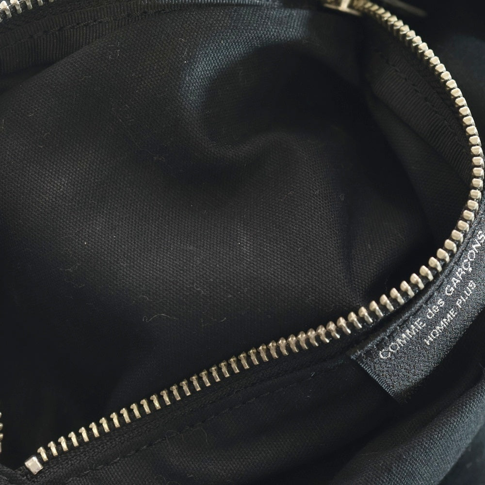 COMME des GARCONS HOMME PLUS(コムデギャルソンオムプリュス) エコファー 2WAY ハンド ショルダーバッグ ブラック PN‐K202