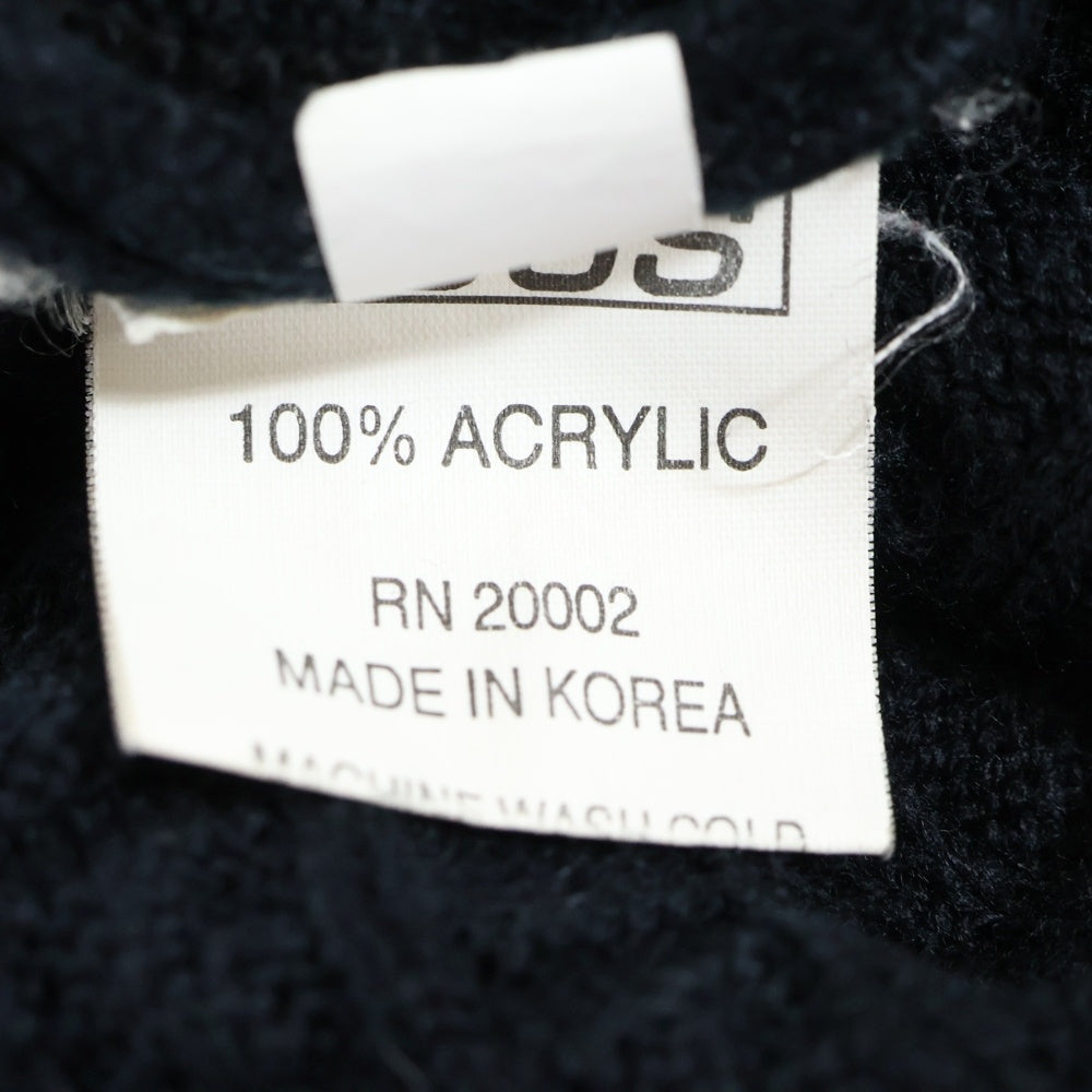 VINTAGE(ヴィンテージ) 90S VINTAGE BOSS ヴィンテージ ボス 韓国製 アクリルニット ベスト ネイビー