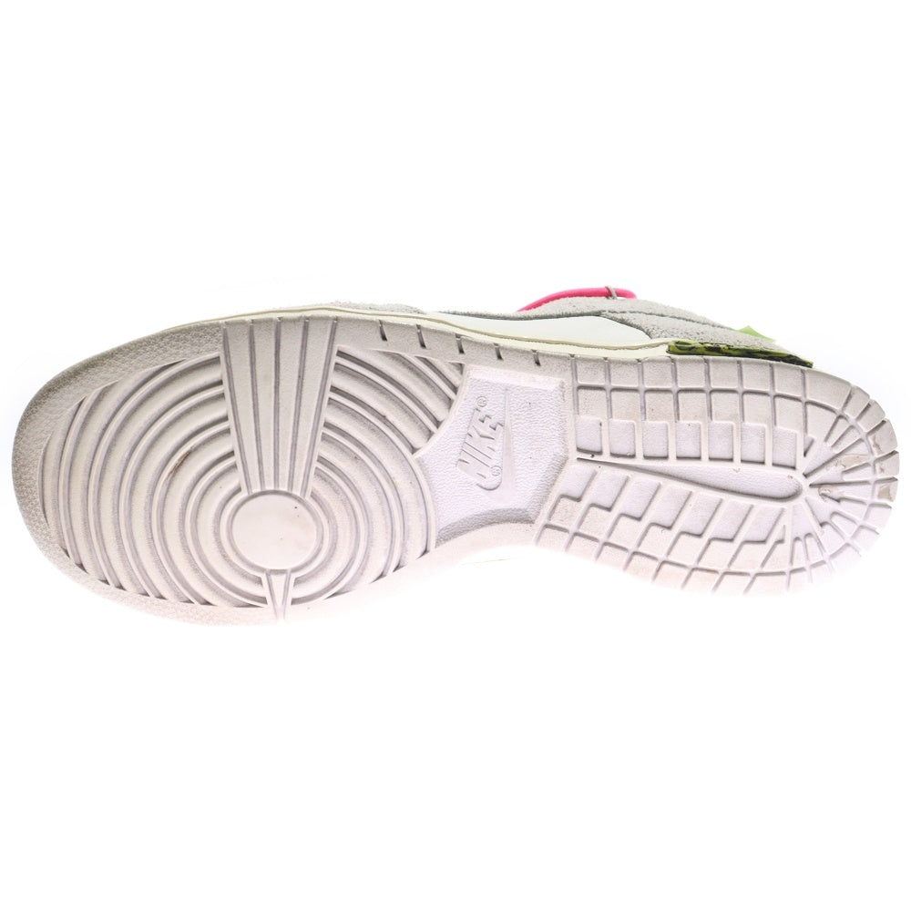 NIKE(ナイキ) ×OFF-WHITE DUNK LOW オフホワイト ダンク ローカットスニーカー ホワイト/グレー US10/28cm DJ0950-117