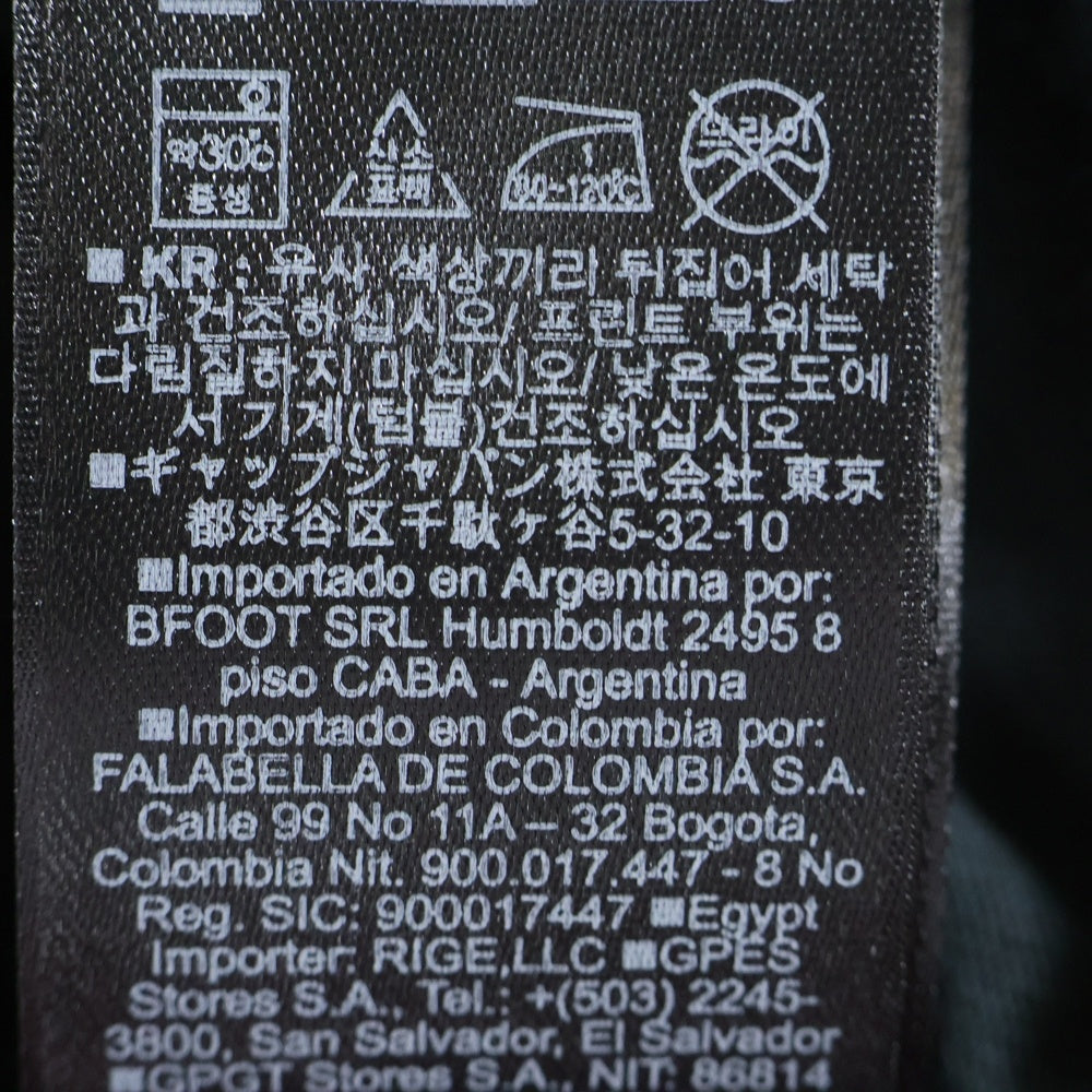 YEEZY GAP(イージーギャップ) LOGO SLEEVE TEE フロントロゴ オーバーサイズ 半袖Tシャツ カットソー ブラック 471310-04-1