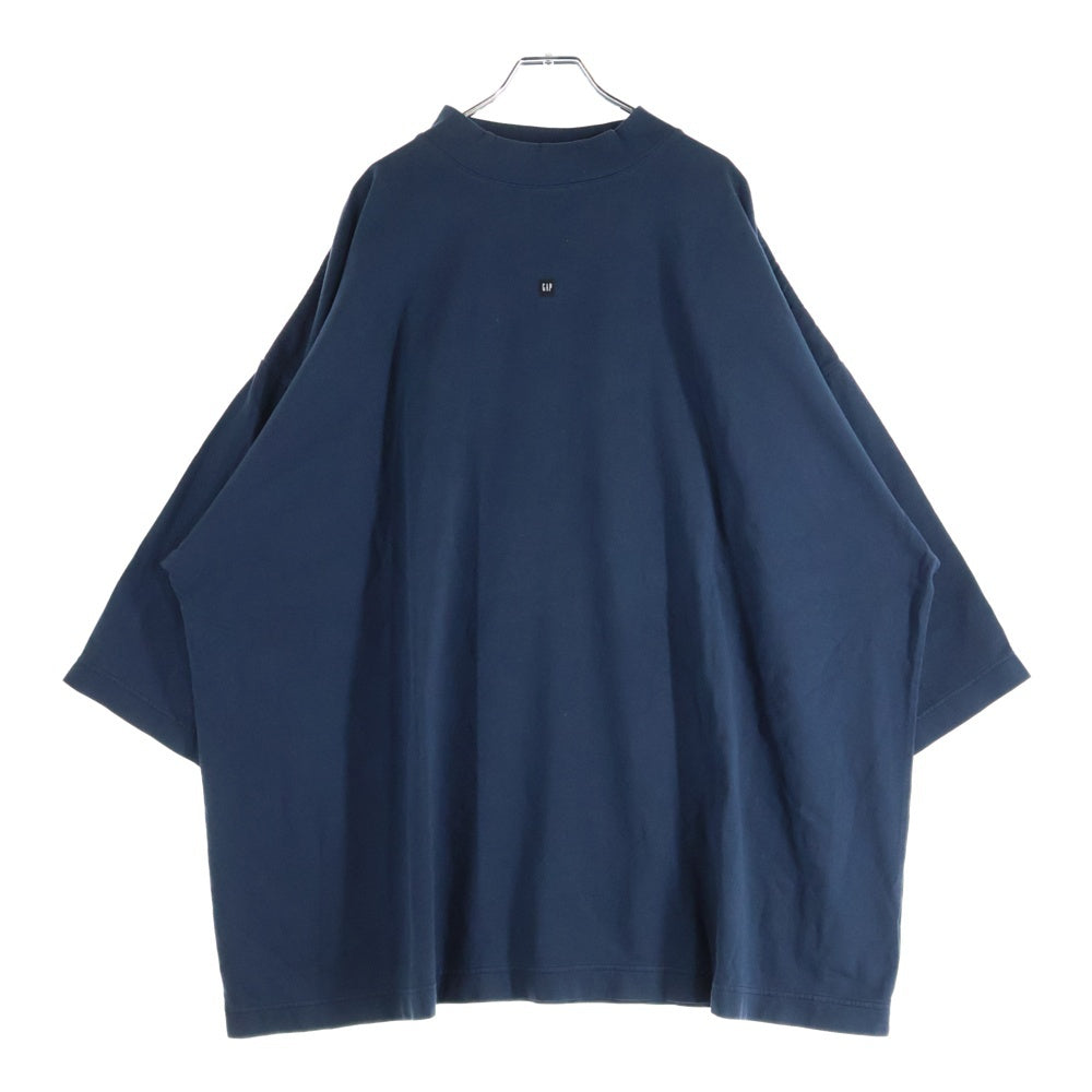 YEEZY GAP(イージーギャップ) LOGO SLEEVE TEE フロントロゴ オーバーサイズ 半袖Tシャツ カットソー ネイビー 471310-03-1