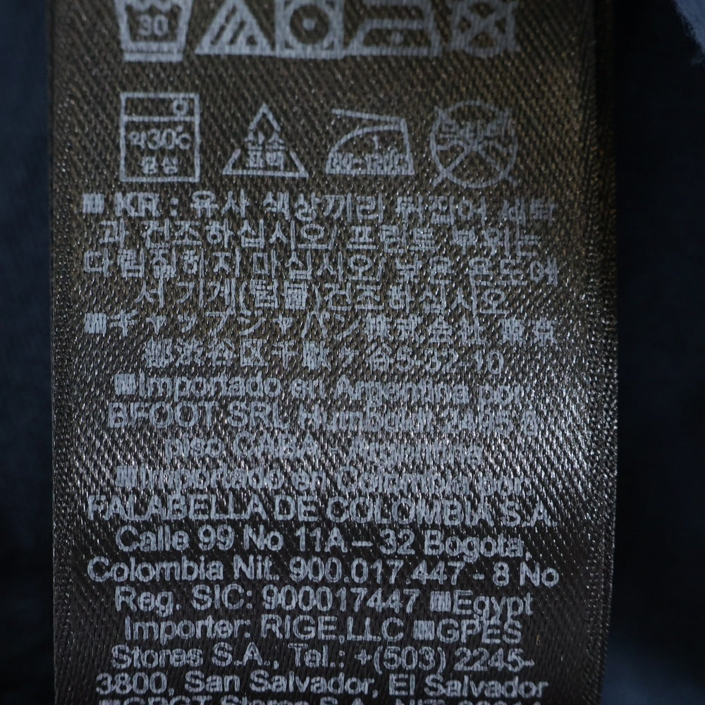 YEEZY GAP(イージーギャップ) LOGO SLEEVE TEE フロントロゴ オーバーサイズ 半袖Tシャツ カットソー ネイビー 471310-03-1