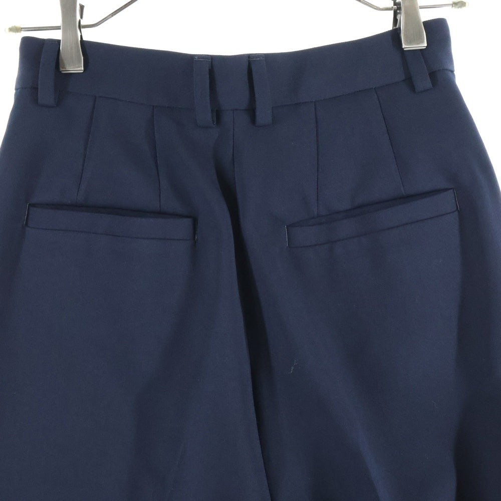 6 ROKU(ロク) 6 ROKU/ロク POLYESTER RAYON BOOTCUT PANTS ポリエステル レーヨン ブーツカットパンツ ネイビー 8614-202-0469