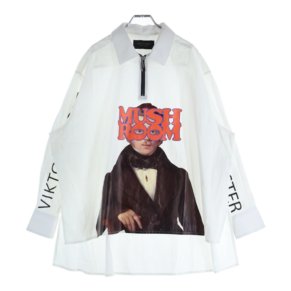 ヴィクターアンドロルフ/VIKTOR&ROLF(ヴィクター＆ロルフ) MUSHROOM GUYハーフジップシャツ VIKTOR & ROLF(ヴィクターアンドロルフ) MUSHROOM GUY マッシュルーム