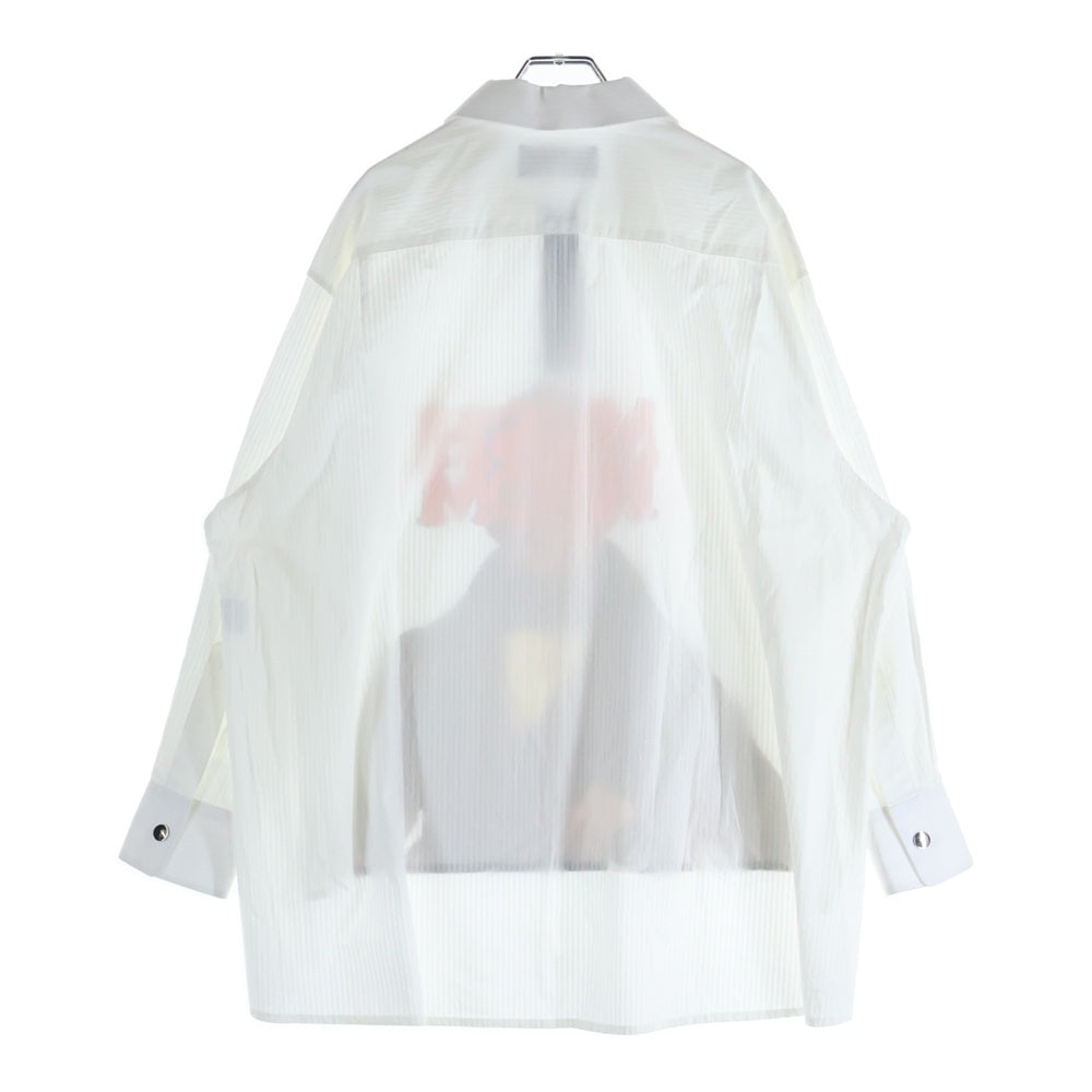 VIKTOR & ROLF(ヴィクターアンドロルフ) MUSHROOM GUY マッシュルームガイ プリント ハーフジップ 長袖シャツ ホワイト MSH352101121