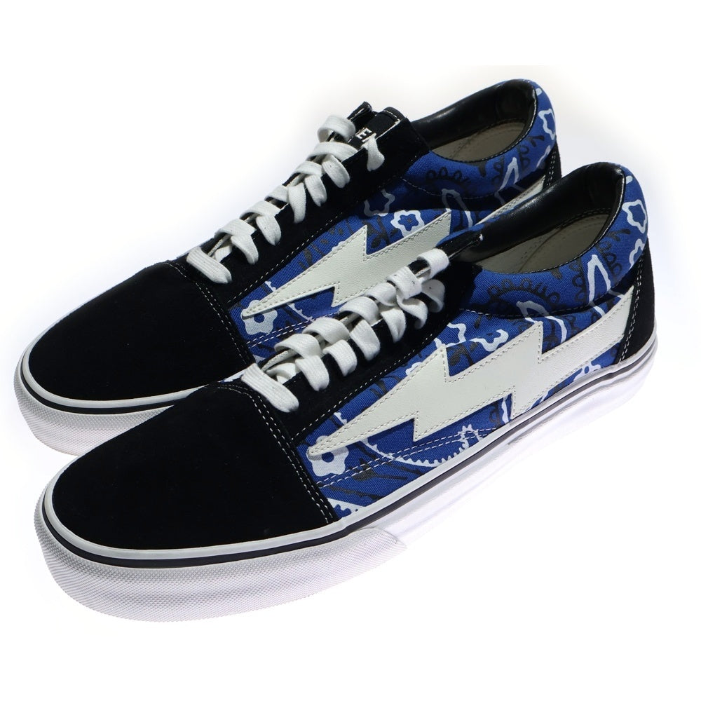 REVENGE×STORM(リベンジストーム) Low Top Blue Rag ロートップ ブルーラグ ローカットスニーカー ホワイト/ブルー US12/30cm