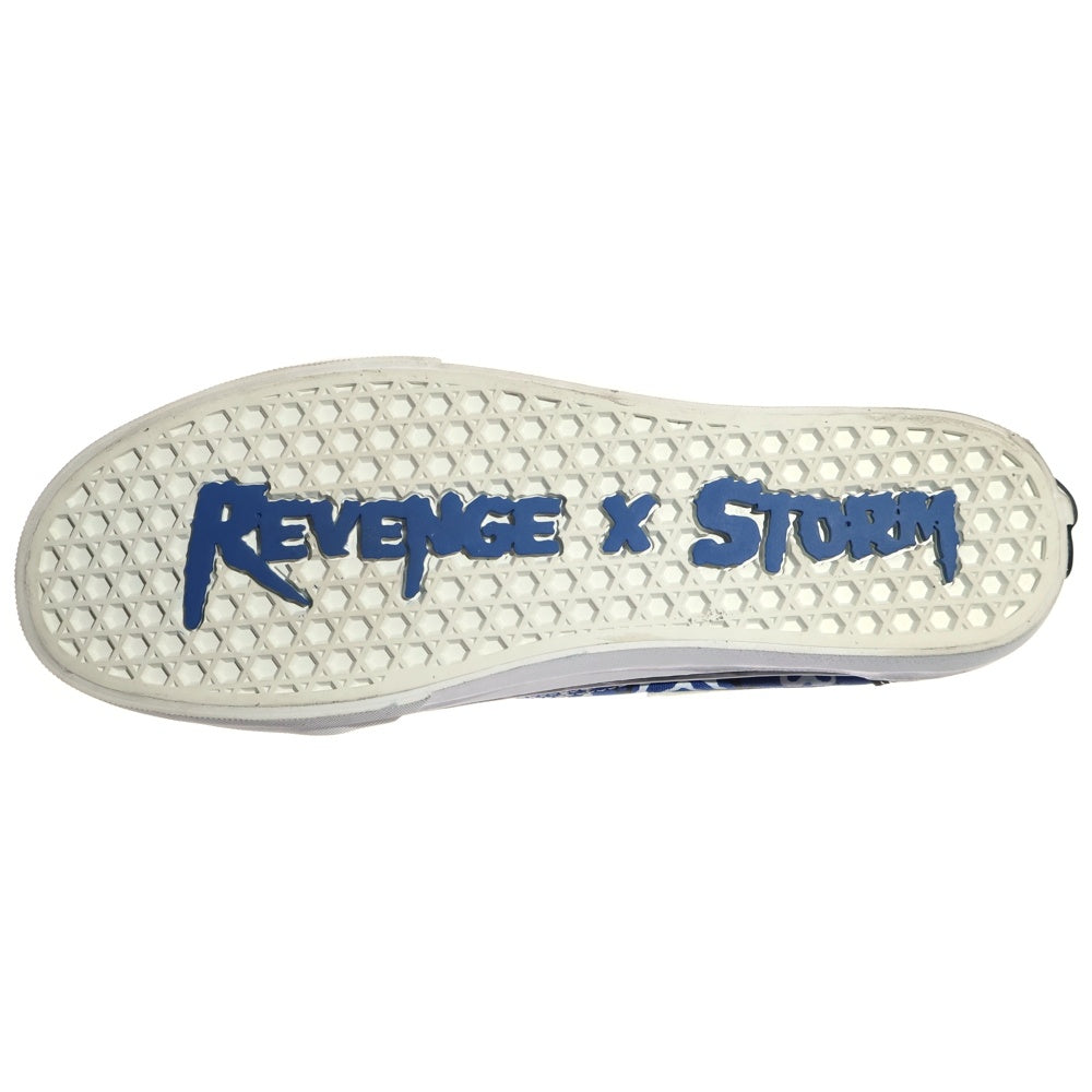 REVENGE×STORM(リベンジストーム) Low Top Blue Rag ロートップ ブルーラグ ローカットスニーカー ホワイト/ブルー US12/30cm
