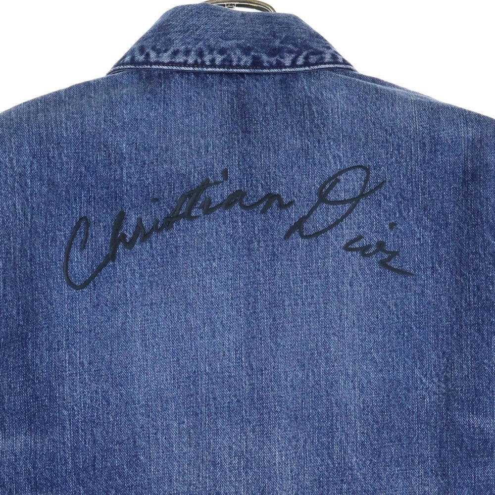DIOR(ディオール) Lily of the Valley Overshirt リリー オブ ザ バリー オーバーシャツ カバーオール インディゴ 493D493AY552