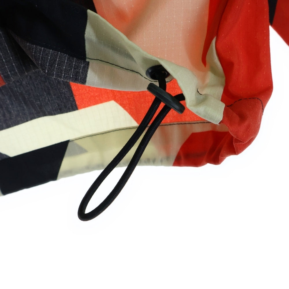 DRIES VAN NOTEN(ドリスヴァンノッテン) 総柄 ナイロン ステンカラー ジャケット マルチ