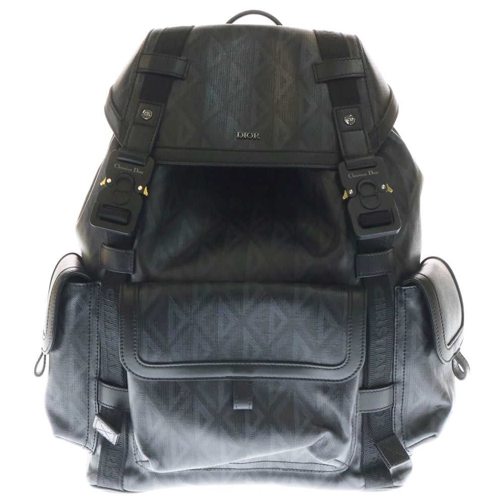 DIOR(ディオール) Hit The Road Backpack CD Diamond Canvas ヒット ザ ロード バックパック CD ダイヤモンド リュックサック ブラック 1HTBA184CDP レディース