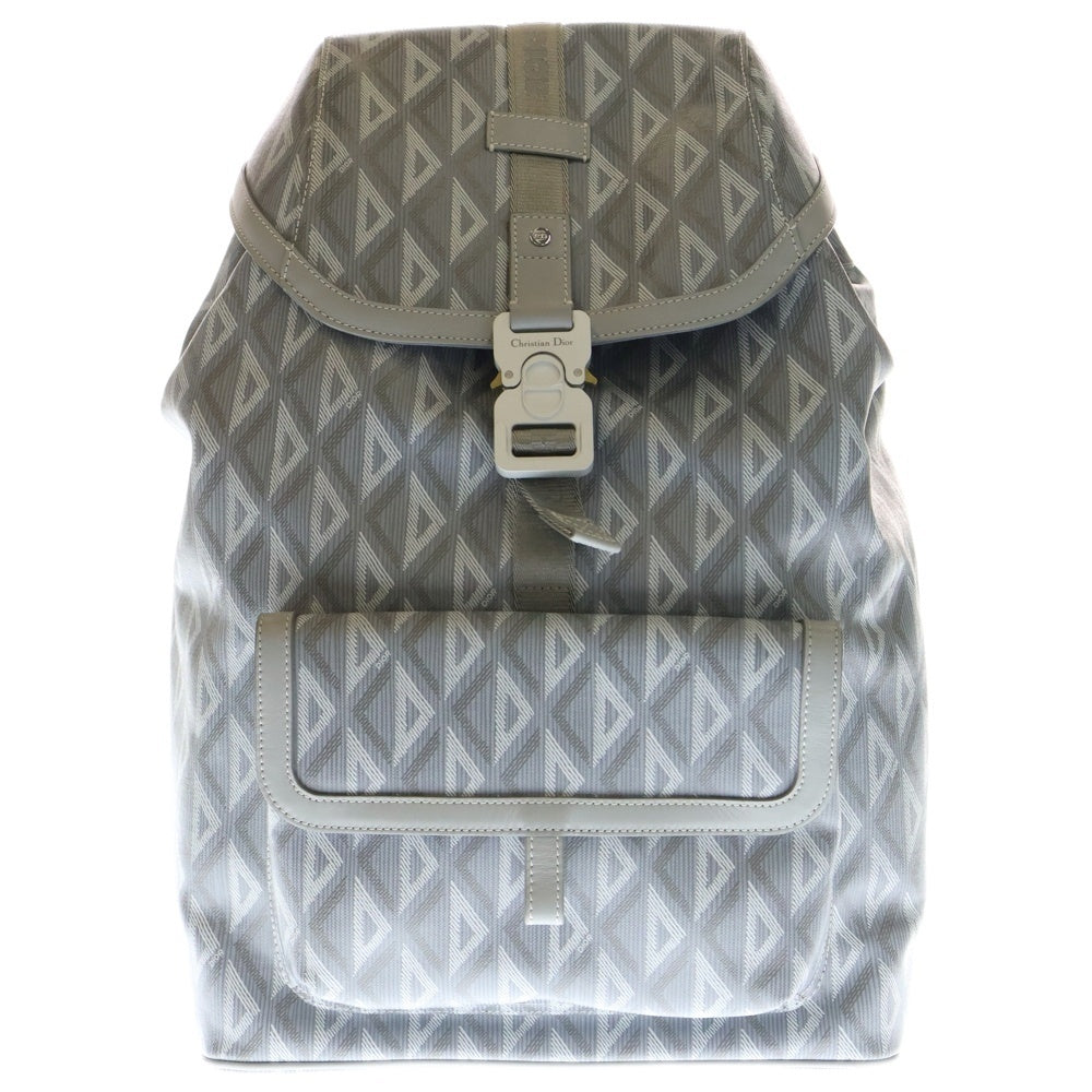 クリスチャンディオール CD ダイヤモンド リュックサック ロゴ バックパック CD Icon Zipped Backpack Black Matte Grained Calfskin | DIOR
