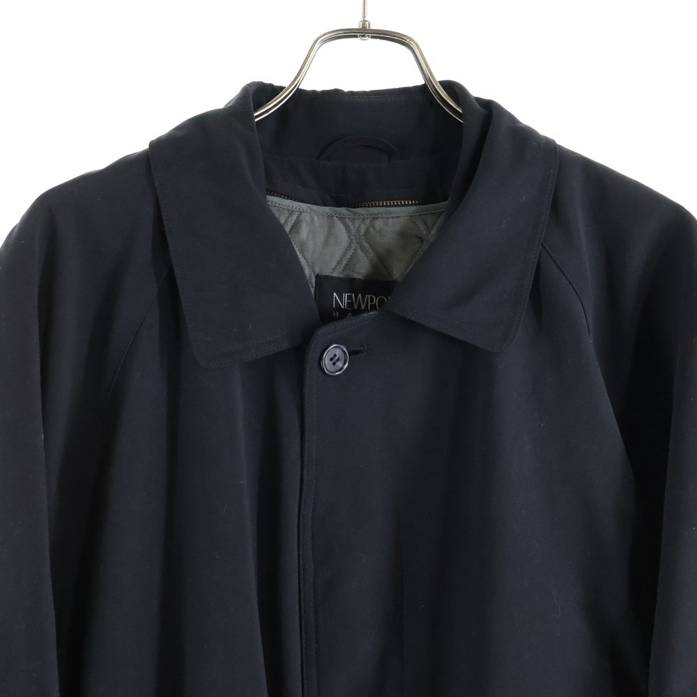 NEW PORT(ニューポート) ライナー付き トレンチロングコート ブラック アウター