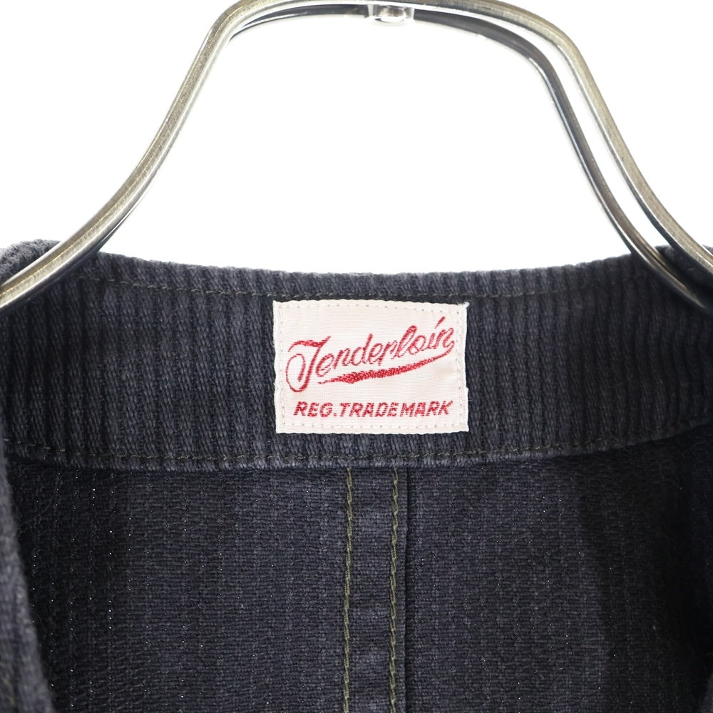 TENDERLOIN(テンダーロイン) T-ENGINEER JKT ロゴパッチ コットン コーデユロイ エンジニアジャケット グレー