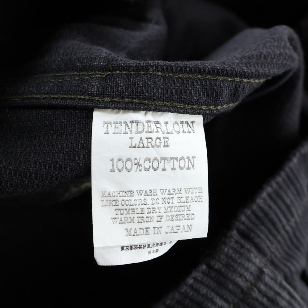 TENDERLOIN(テンダーロイン) T-ENGINEER JKT ロゴパッチ コットン コーデユロイ エンジニアジャケット グレー