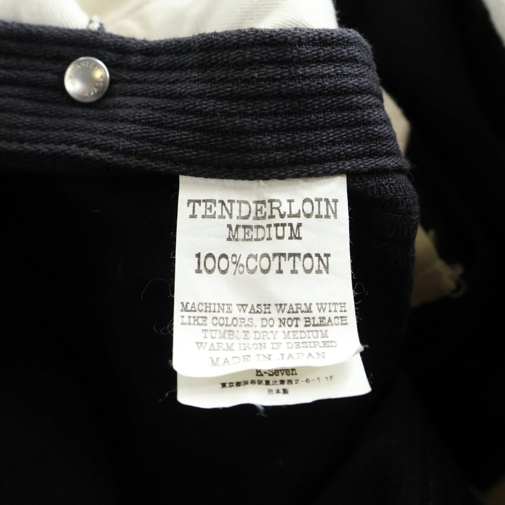 TENDERLOIN(テンダーロイン) T-OVERALL ロゴデザイン コットン コーデュロイ カバーオール サロペット パンツ グレー