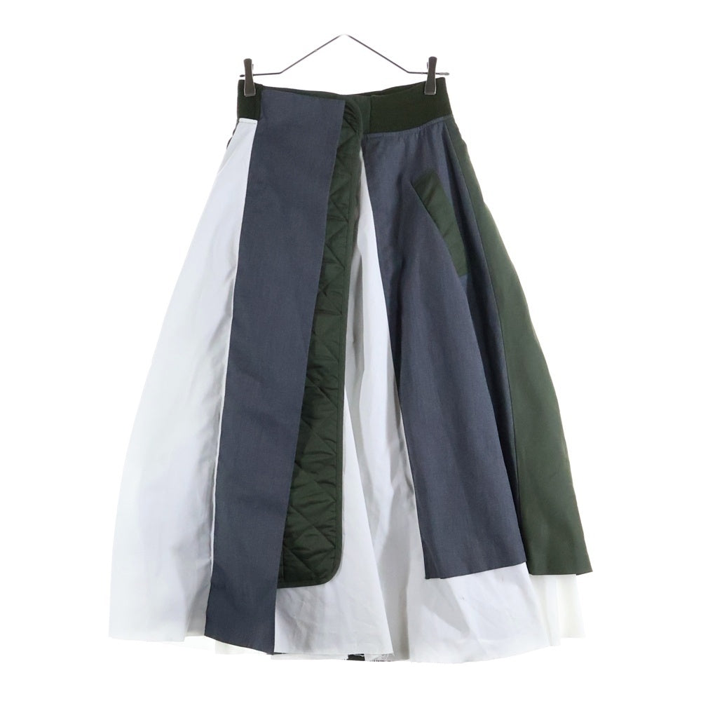 ENFOLD(エンフォルド) ドッキング ナイロン切り替え ツイル ロング