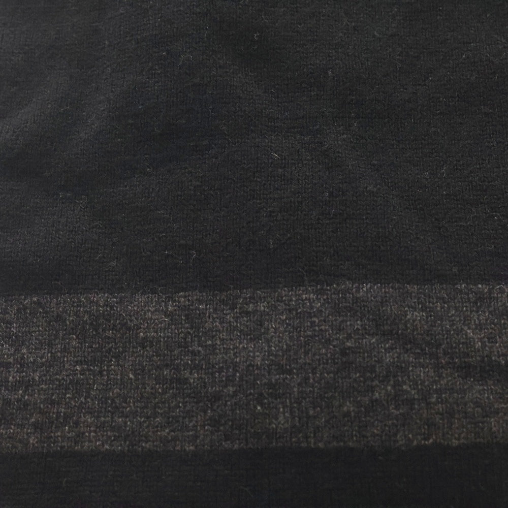 agnes b.(アニエスベー) ウール マフラー ストール ブラック/グレー