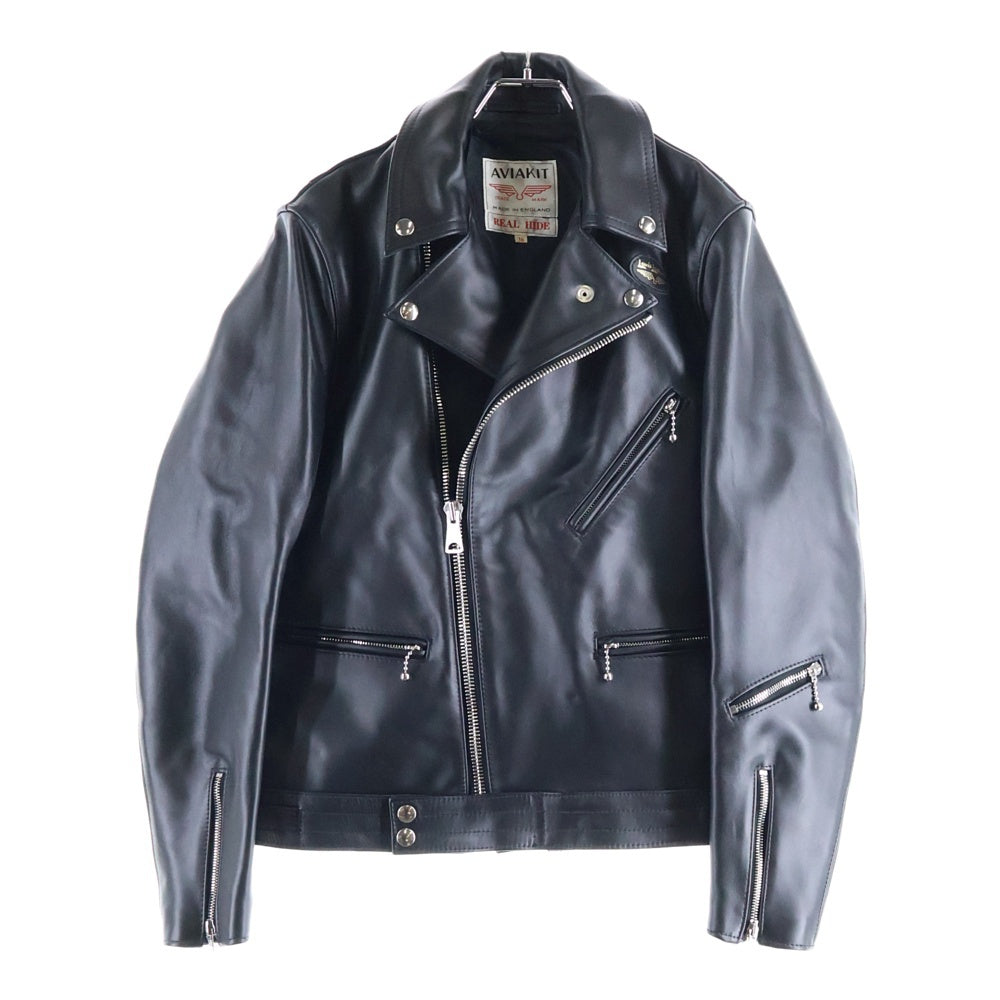 Lewis Leathers(ルイスレザー) 441TH CYCLONE TIGHT FIT サイクロン タイトフィット ホースハイド ダブルライダース レザージャケット ブラック