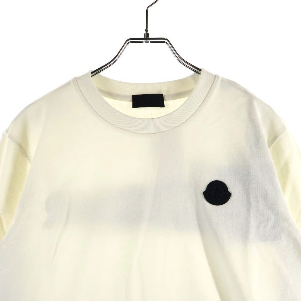 MONCLER(モンクレール) 25AW GRAPHIC LOGO LONG SLEEVE グラフィック ロゴ ロングスリーブカットソー 長袖Tシャツ ホワイト K20918D00001