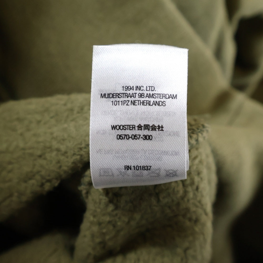 SUPREME(シュプリーム) 21AW ×WTAPS Sic'em! Hooded Sweatshirt ダブルタップス ロゴアップリケ スウェットプルオーバーパーカー カーキ