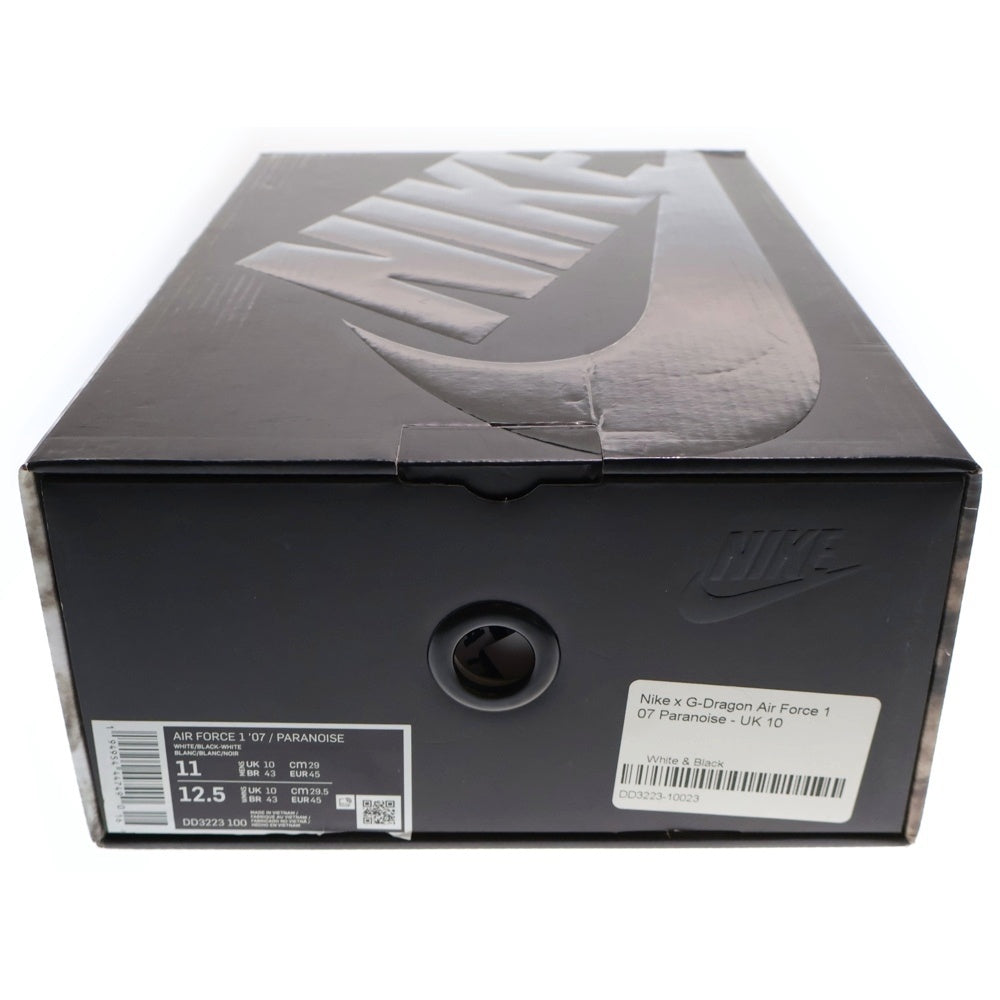 NIKE(ナイキ) ×PEACEMINUSONE AIR FORCE1 07 PARANOISE ピースマイナスワン エアフォース1 07 パラノイズ ローカットスニーカー ホワイト US11/29cm DD3223-100