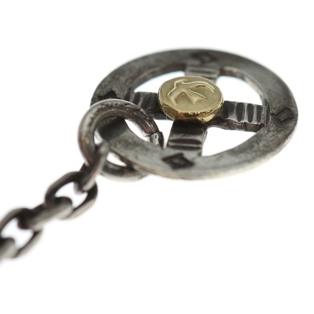 goro's(ゴローズ) メタル付きホイール細角チェーン ネックレスチェーン シルバー/ゴールド