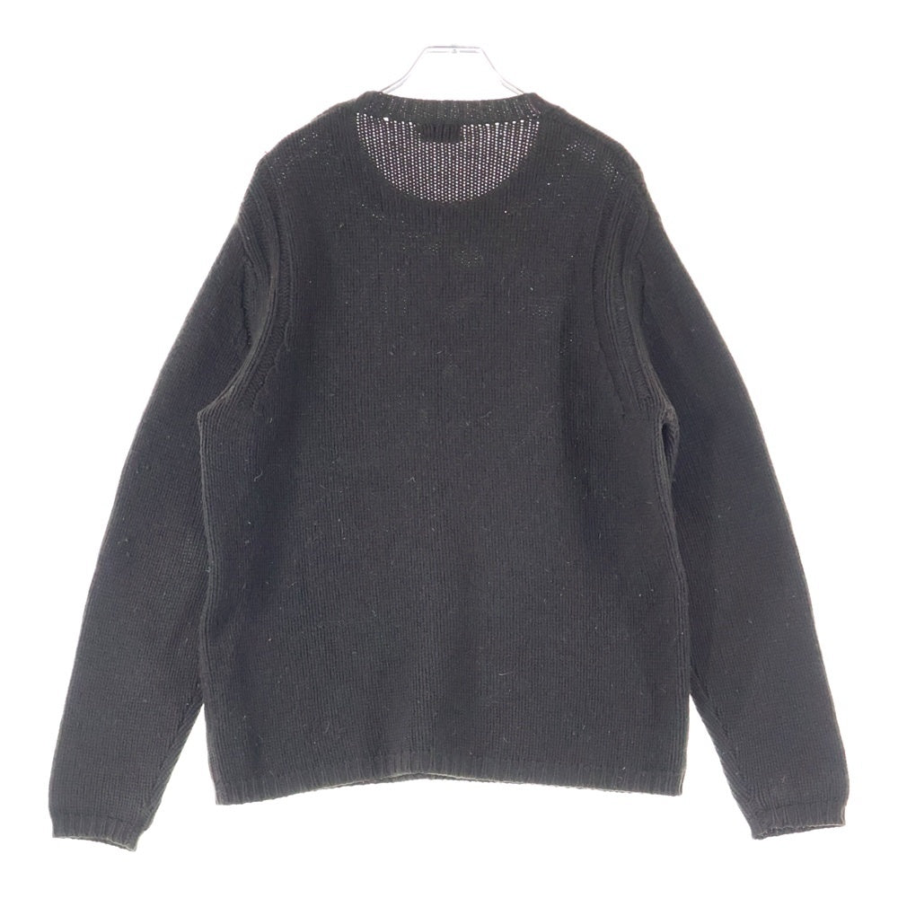 Calvin Klein(カルバンクライン) カシミヤ ウール クルーネック ニットセーター ブラウン