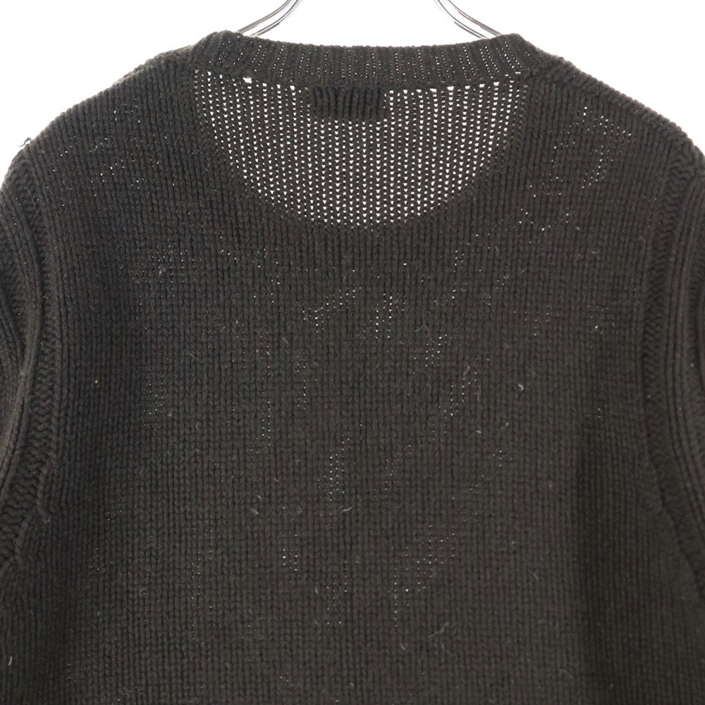 Calvin Klein(カルバンクライン) カシミヤ ウール クルーネック ニットセーター ブラウン