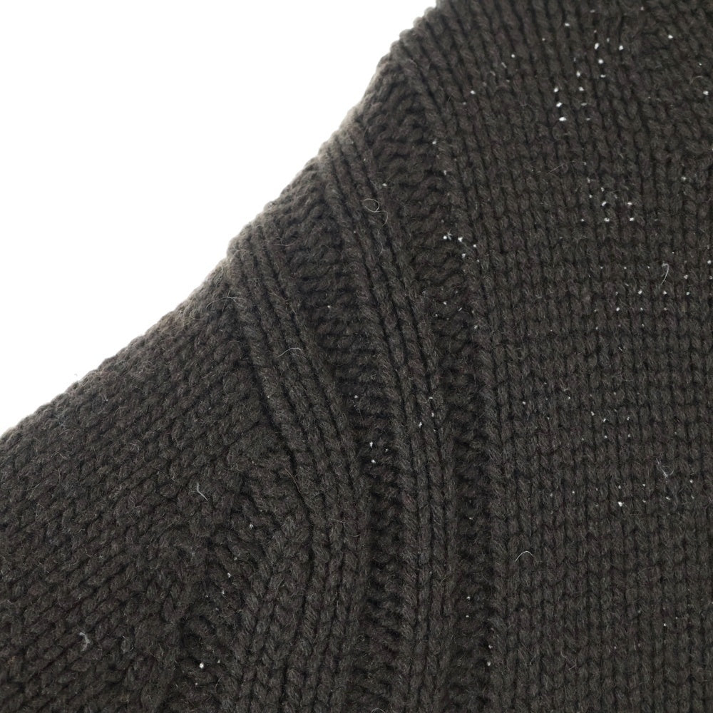 Calvin Klein(カルバンクライン) カシミヤ ウール クルーネック ニットセーター ブラウン