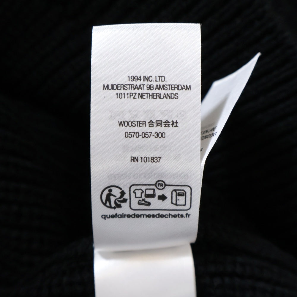 SUPREME(シュプリーム) 23AW Small Box Polo Sweater スモールボックスロゴデザイン リブニット ポロセーター ブラック