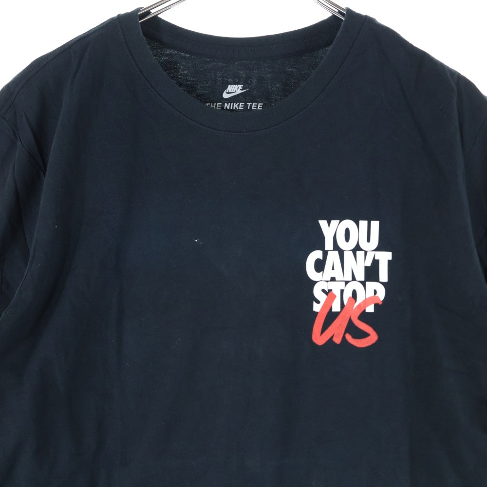 Sacai(サカイ) 20SS ×NIKE フロントロゴデザイン クルーネック カットソー 長袖Tシャツ ブラック 8072000044775