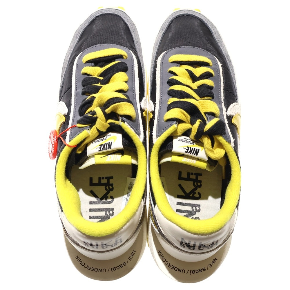 NIKE(ナイキ) ×Sacai ×UNDERCOVER LD Waffle サカイ アンダーカバー ワッフル ローカットスニーカー ブラック/イエロー US8/26cm DJ4877-001