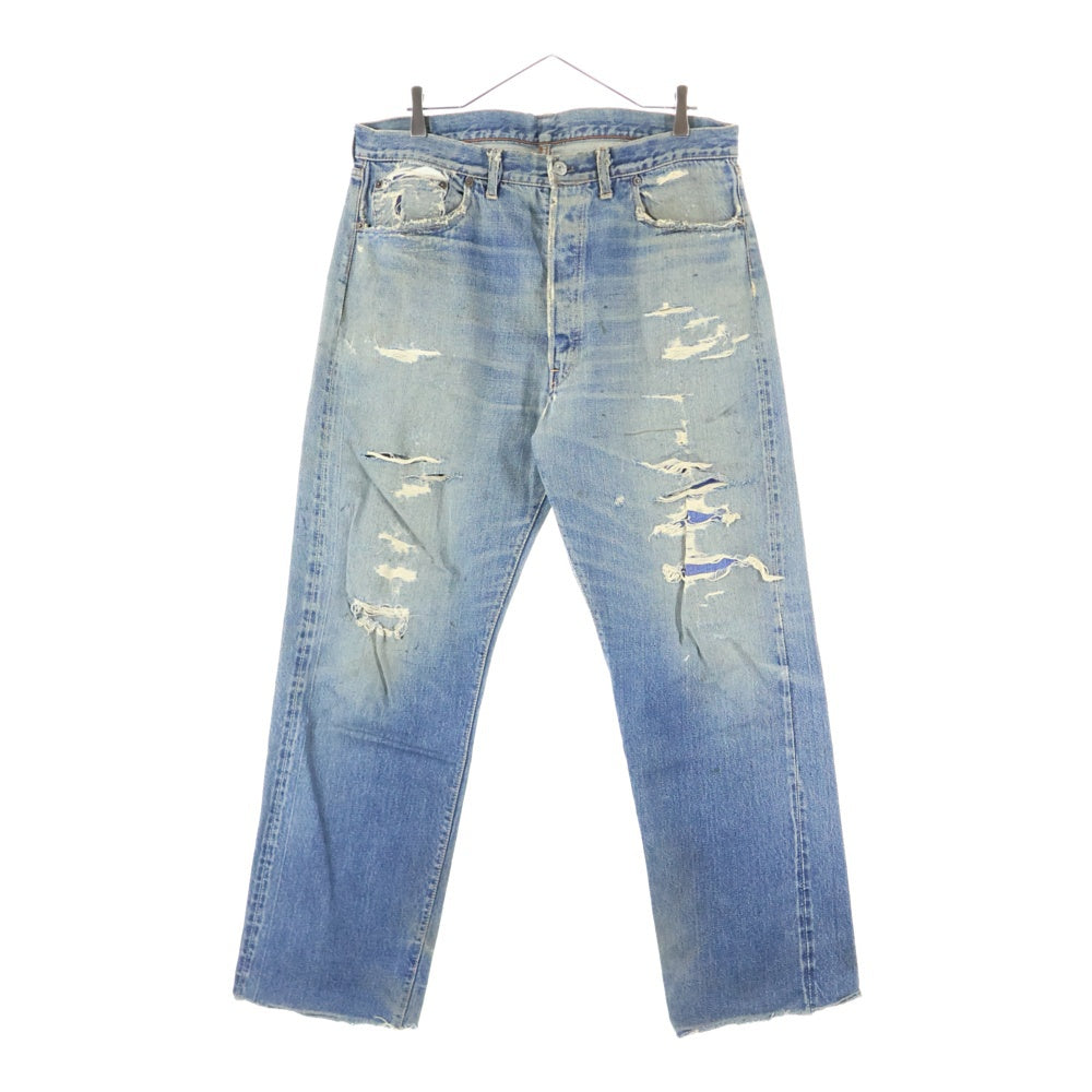 Levi's(リーバイス) 60S VINTAGE 501 BIG E 前期 ボタン裏W Vステッチ 足長R ヴィンテージ ボタンフライデニムパンツ インディゴ