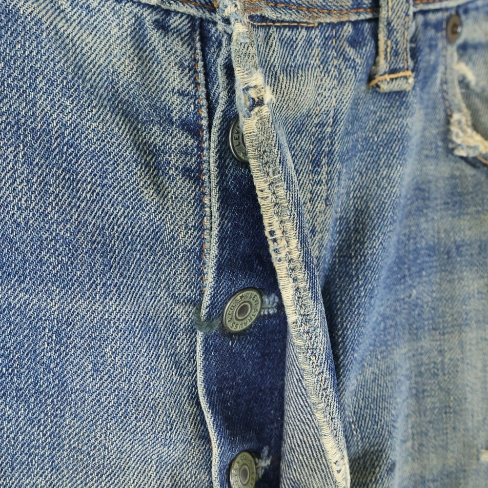 Levi's(リーバイス) 60S VINTAGE 501 BIG E 前期 ボタン裏W Vステッチ 足長R ヴィンテージ ボタンフライデニムパンツ インディゴ