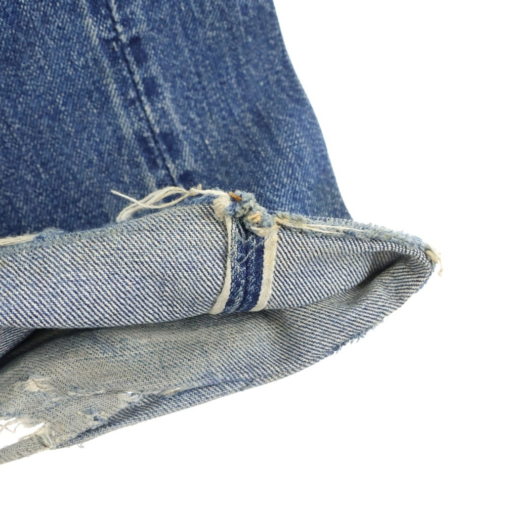 Levi's(リーバイス) 60S VINTAGE 501 BIG E 前期 ボタン裏W Vステッチ 足長R ヴィンテージ ボタンフライデニムパンツ インディゴ
